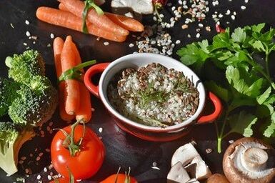 Approximate menu according to plan for a healthy diet